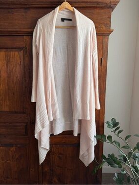 360 Cashmere open front drape cardigan